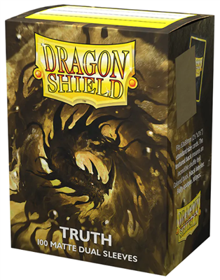 DRAGON SHIELD SLEEVES - STANDARD SIZE - MATTE DUAL - TRUTH (100 SLEEVES)