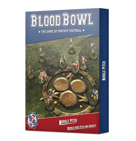 Blood Bowl Nurgle Team Pitch & Dugouts