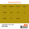 AK 3GEN Acrylics: Sahara Yellow 17ml