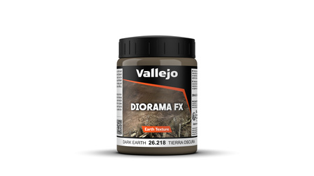 Vallejo: 26.218 - Diorama FX - Earth Textures - Dark Earth (200 ml)