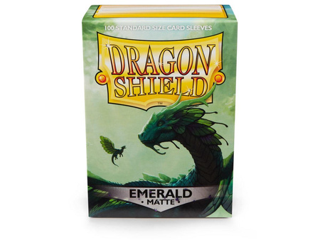 Dragon Shield Matte Emerald 100 szt