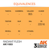 AK 3GEN Acrylics: Radiant Flesh 17ml