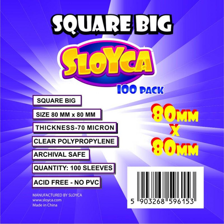 Koszulki Sloyca - Square Big 80x80mm (100szt)