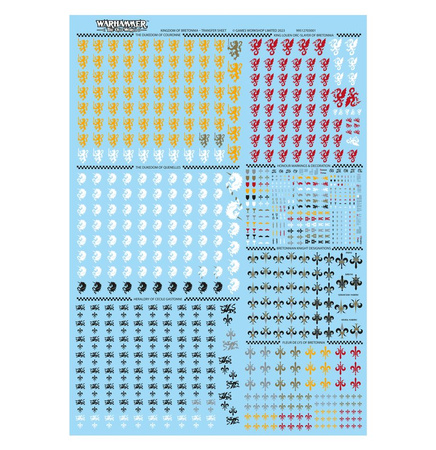 Kingdom of Bretonnia: Transfer Sheet - Warhammer The Old World