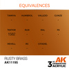 AK 3GEN Acrylics: Rusty Brass 17ml