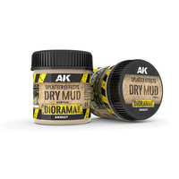 AK: SPLATTER EFFECTS DRY MUD - 100ml (Acrylic)