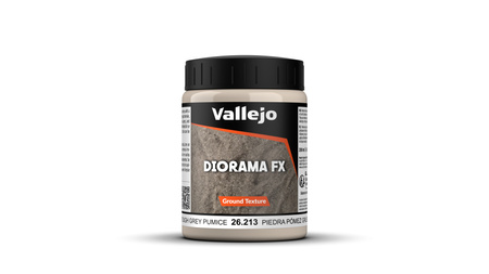 Vallejo: 26.213 - Diorama FX - Ground Textures - Grey Pumice (200 ml)