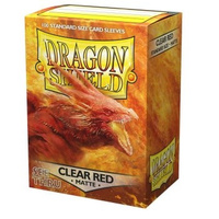 Dragon Shield Matte Art Sleeves - Clear Red