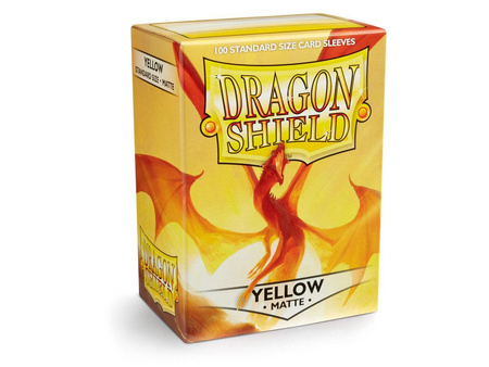 Dragon Shield Matte Yellow 100 szt