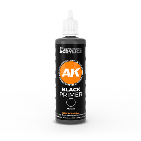 AK: Black Primer 100 ml 3GEN