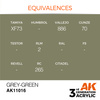 AK 3GEN Acrylics: Grey-Green 17ml