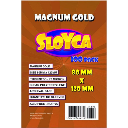 Koszulki Sloyca - Magnum Gold (80x120 mm) 100 szt