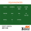 AK 3GEN Acrylics: Deep Green 17ml