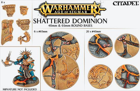 Shattered Dominion: 40mm & 65mm Round Bases