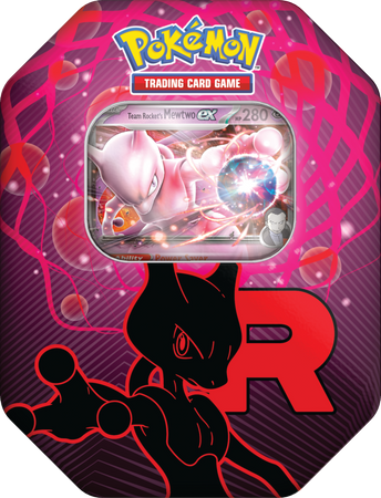 Pokémon TCG: Team Rocket Tin - Mewtwo ex