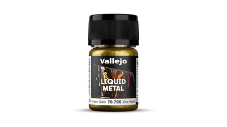 Vallejo: 70.795 - Liquid Metal - Green Gold (35 ml)