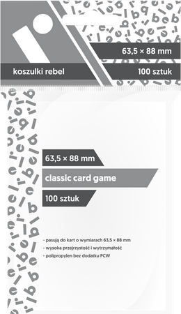 REBEL Classic Card Game (63,5x88 mm) 100 szt