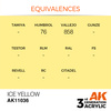 AK 3GEN Acrylics: Ice Yellow 17ml