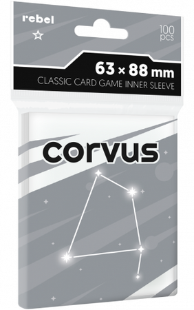 Koszulki na karty Rebel (63x88 mm) Corvus Inner Sleeve Light, 100 sztuk