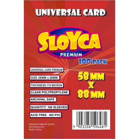 Koszulki Sloyca - Universal Card Premium 58x88mm (100szt)
