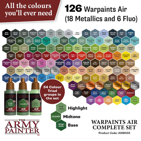 The Army Painter: Warpaints Air - Complete Paint Set