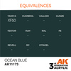 AK 3GEN Acrylics: Ocean Blue 17ml