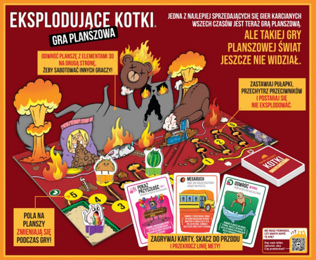 Eksplodujące Kotki: Gra planszowa