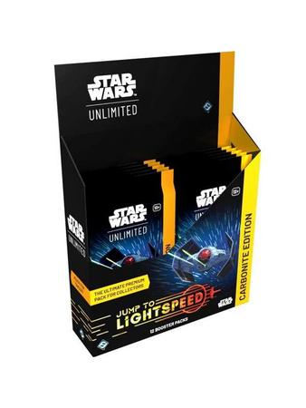 Star Wars: Unlimited Card Game - Jump to Lightspeed -Jump to Lightspeed Carbonite Booster Display (12 Booster)