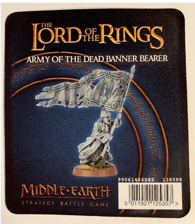 The Dead of Dunharrow: Army of the Dead Banner Bearer