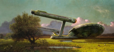 Mata do gier 90x40cm - Enterprise - Kraken Wargames