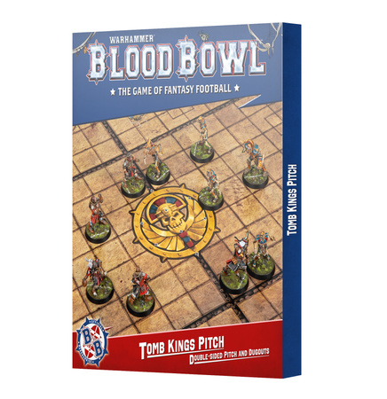 Blood Bowl: Tomb Kings Team Double-sided Pitch and Dugouts