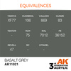 AK 3GEN Acrylics: Basalt Grey 17ml