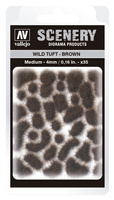 Vallejo: Scenery - Wild Tuft - Brown (5 mm)x35