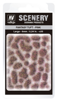 Vallejo: Scenery - Fantasy Tuft - Pink (6 mm)x35