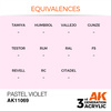 AK 3GEN Acrylics: Pastel Violet 17ml