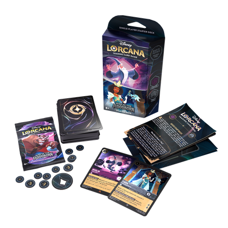 Disney Lorcana Rise of the Floodborn: Amethyst & Steel Starter Deck