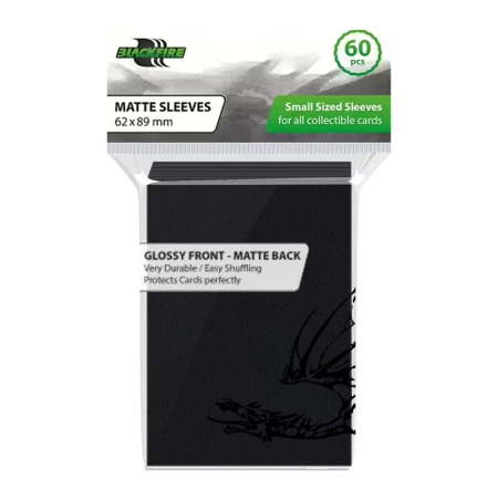 Small Sleeves - Black (60 Sleeves)