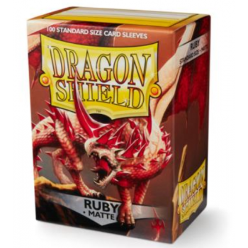 Dragon Shield Matte Ruby 100 szt