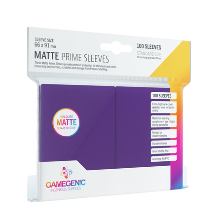 Matte Prime CCG Sleeves - Purple (100 szt)