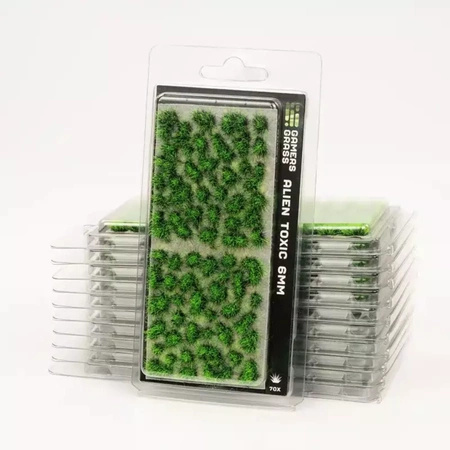 Grass tufts - 6 mm - Alien Toxic (Wild)