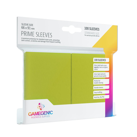 Prime CCG Sleeves - Lime (100 szt)