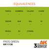 AK 3GEN Acrylics: Frog Green 17ml