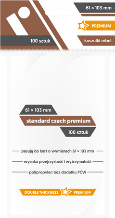 REBEL Standard Czech Premium (61x103 mm) 100 szt