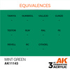 AK 3GEN Acrylics: Mint Green 17ml