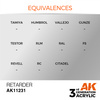 AK 3GEN Acrylics: Retarder 17ml