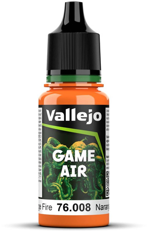 Vallejo: 76.008 - Game Air - Orange Fire (18 ml)