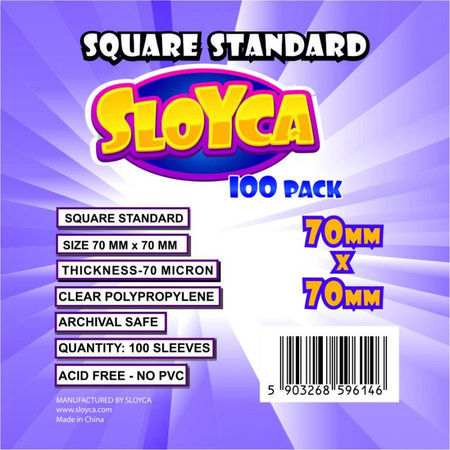 Koszulki Sloyca - Square Standard (70x70 mm) 100 szt