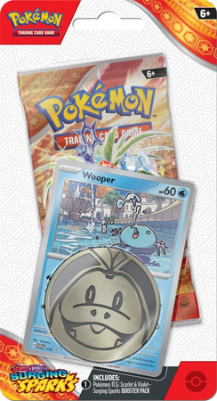 Pokémon TCG: Scarlet & Violet - Surging Sparks - Checklane Blister - Wooper