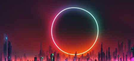 Mata do gier 90x40cm - Neon Skylit - Kraken Wargames