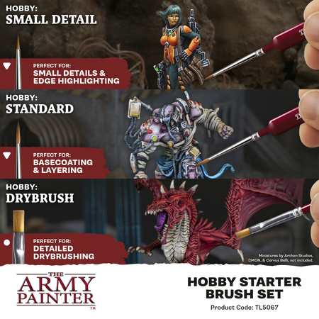 The Army Painter - Hobby Starter Brush Set